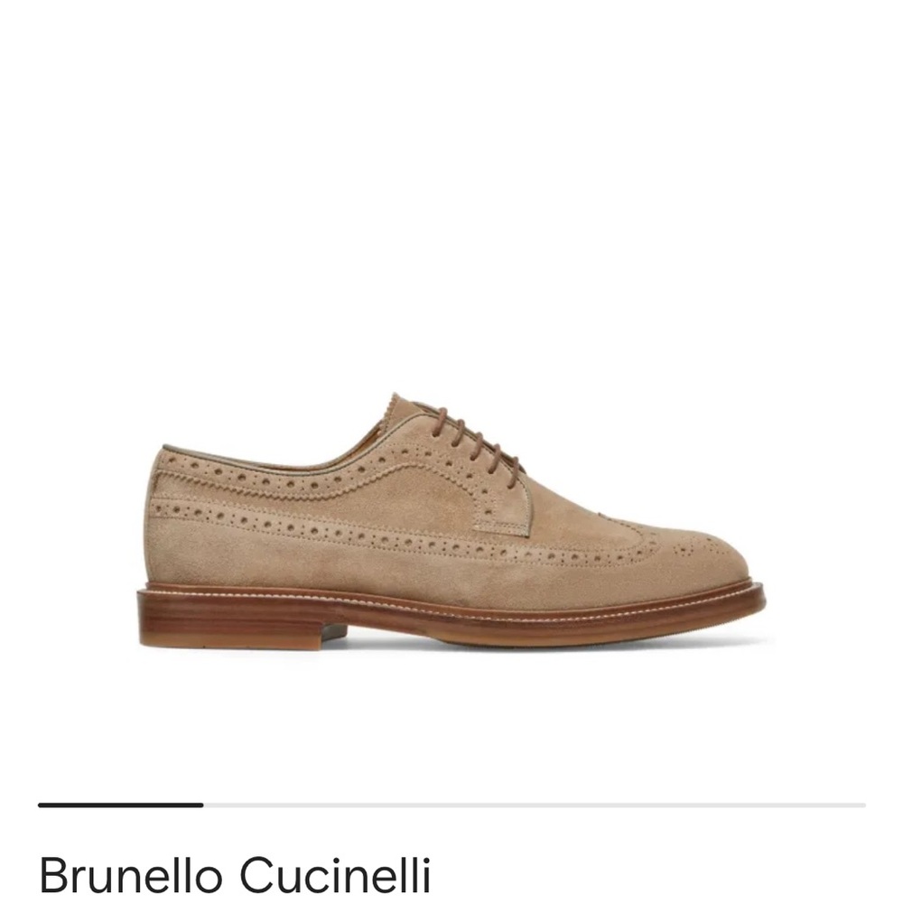 •Brunello Cucinelli Light Brown Oxfords• NWOT